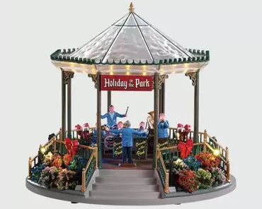 Holiday garden bandstand 4.5v ada