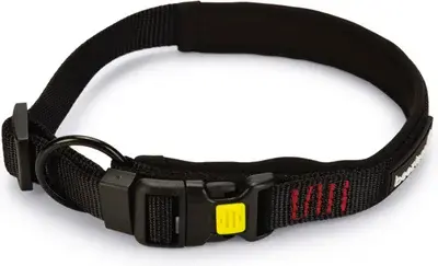 Hondenhalsband parinca 45 tot 50x2.5cm zwart