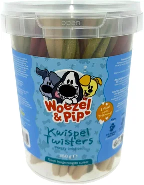 Hondensnack kwispel twisters mix 250g