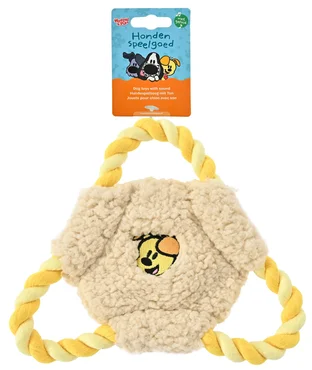 Hondenspeelgoed frisbee floss pip+piep 20cm