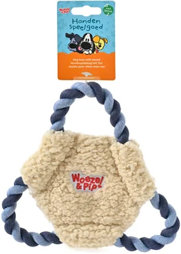 Hondenspeelgoed frisbee floss woezel 20cm