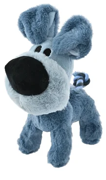 Hondenspeelgoed woezel pluche staand 30cm