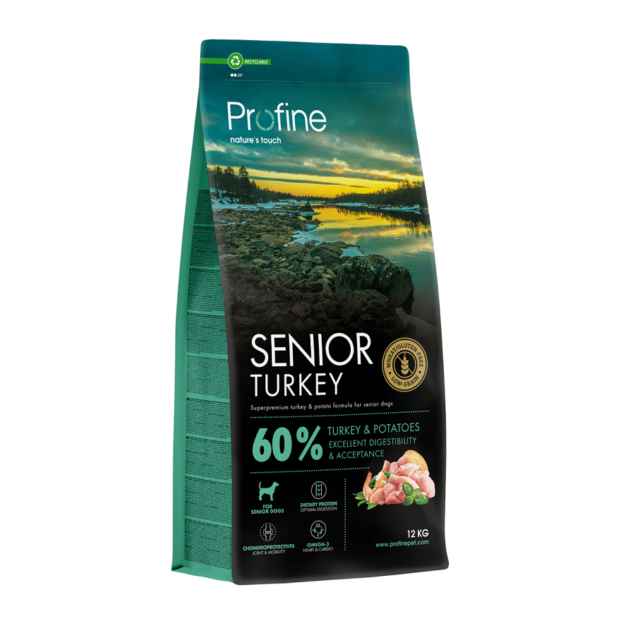 Profine Hondenvoer senior kalkoen 12kg