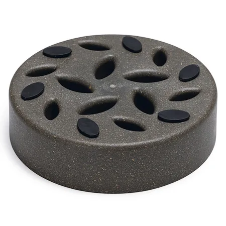 Hondenvoerbak bamboe 17.5cm grijs - afbeelding 3