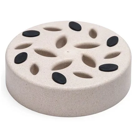 Hondenvoerbak bamboe 17.5x17.5cm bg - afbeelding 3