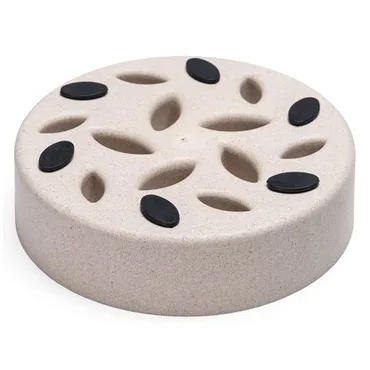Hondenvoerbak bamboe 17.5x17.5cm bg - afbeelding 3