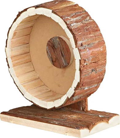 Houten looprad schors 20x12x22.5cm