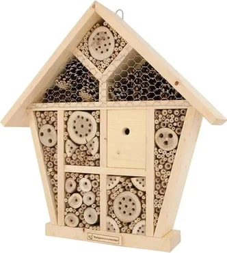 Insectenhotel Soleil 50 x 49 x 11,4 cm naturel