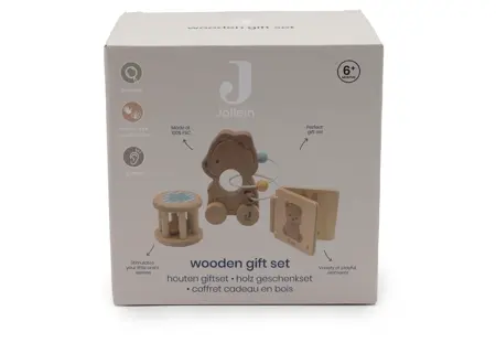 Jollein Houten Giftset - Bear Brave - afbeelding 2