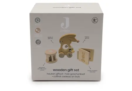 Jollein Houten Giftset - Bunny Luz - afbeelding 2