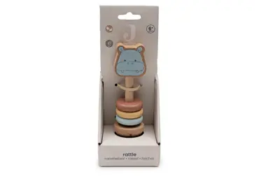 Jollein Houten Rammelaar - Hippo Happy - afbeelding 2