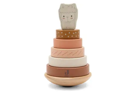 Jollein Houten Tuimelstapelaar - Alpaca Paco - afbeelding 1