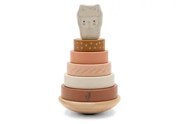 Jollein Houten Tuimelstapelaar - Alpaca Paco