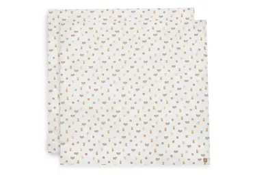Jollein Hydrofiele Doek Large 115x115cm Jollies (2pack) - afbeelding 1