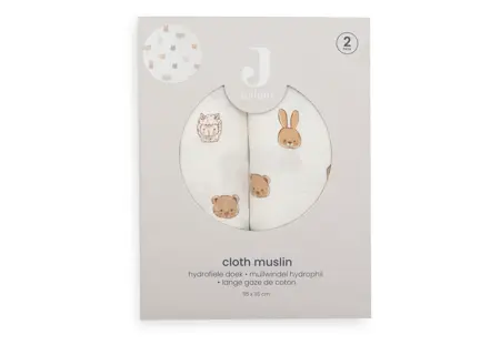 Jollein Hydrofiele Doek Large 115x115cm Jollies (2pack) - afbeelding 4