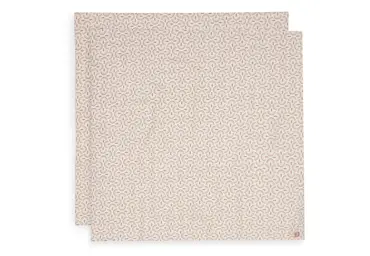Jollein Hydrofiele Doek Large 115x115cm Soft Plumes (2pack) - afbeelding 1
