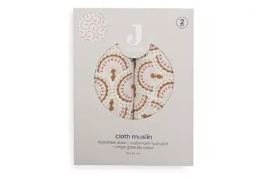 Jollein Hydrofiele Doek Large 115x115cm Soft Plumes (2pack) - afbeelding 4
