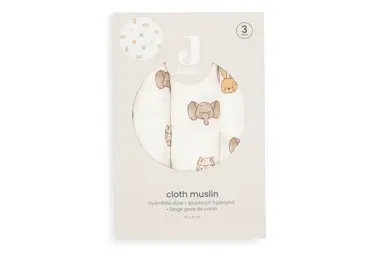 Jollein Hydrofiele Doek Small 70x70cm Jollies (3pack) - afbeelding 4