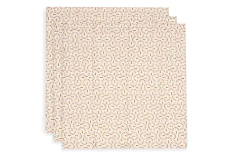 Jollein Hydrofiele Doek Small 70x70cm Soft Plumes (3pack) - afbeelding 1