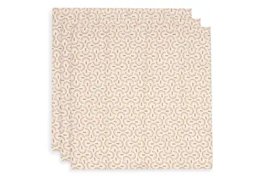 Jollein Hydrofiele Doek Small 70x70cm Soft Plumes (3pack) - afbeelding 1