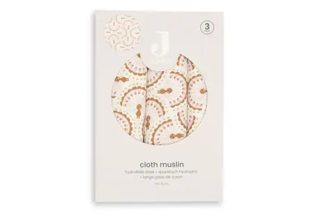 Jollein Hydrofiele Doek Small 70x70cm Soft Plumes (3pack) - afbeelding 4