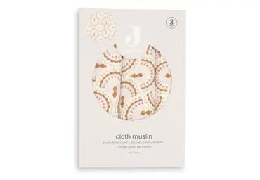 Jollein Hydrofiele Doek Small 70x70cm Soft Plumes (3pack) - afbeelding 4