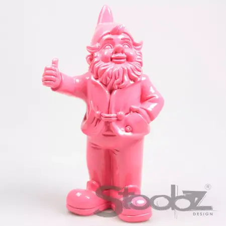 Kabouter duim hoog h31cm fuchsia