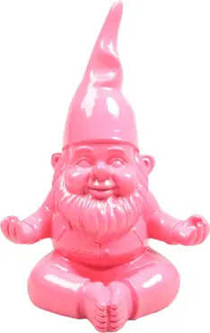 Kabouter yoga 11x14x20cm fuchsia