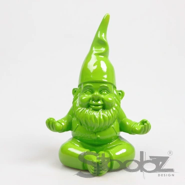 Kabouter yoga 11x14x20cm groen - afbeelding 1