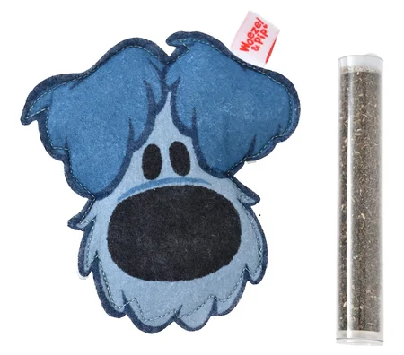 Katten speelgoed woezel+catnip vulbaar 10cm - afbeelding 2