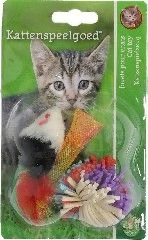 Boon Kattenspeelgoed funtube+verenmuis 3st