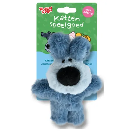 Kattenspeelgoed woezel+catnip+ritsel 14cm