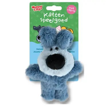 Kattenspeelgoed woezel+catnip+ritsel 14cm