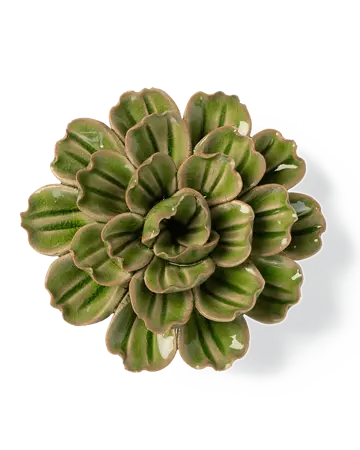 Keramiek Wandbloem Avocado Green Petunia