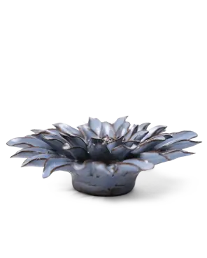 Keramiek Wandbloem Blue Grey Gerbera Daisy - afbeelding 2