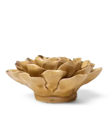 Keramiek Wandbloem Caramel Charm Pioenroos - afbeelding 2
