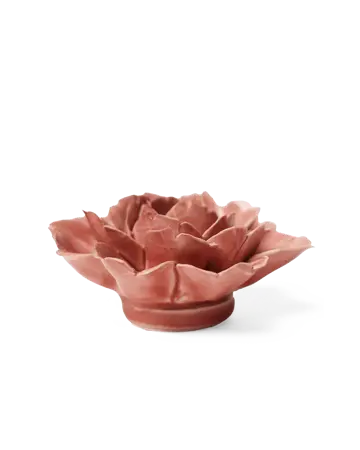 Keramiek Wandbloem Champagne Pink Rose - afbeelding 2