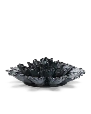 Keramiek Wandbloem Donkerblauwe Dahlia - afbeelding 2