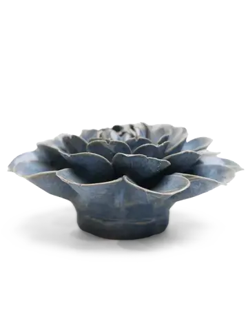 Keramiek Wandbloem Fancy Blue Fiesta Marigold - afbeelding 2