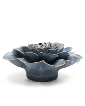 Keramiek Wandbloem Fancy Blue Fiesta Marigold - afbeelding 2