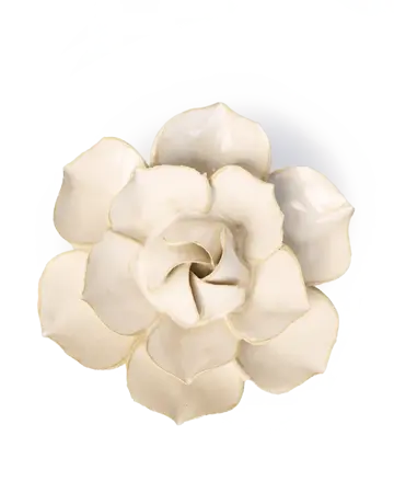 Keramiek Wandbloem Ivory Daffodil