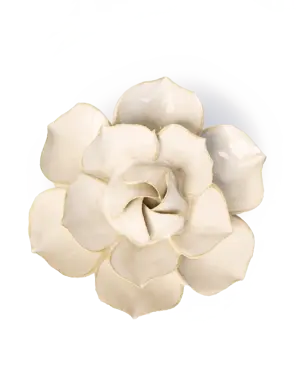 Keramiek Wandbloem Ivory Daffodil