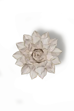 Keramiek Wandbloem Ivory Madonna Azale