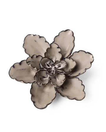 Keramiek Wandbloem Latte Empress Lotus - afbeelding 1