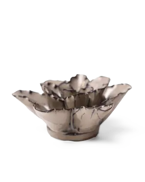Keramiek Wandbloem Latte Empress Lotus - afbeelding 2