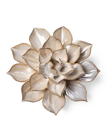 Keramiek Wandbloem Metallic Frikartii Aster - afbeelding 1