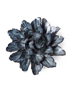 Keramiek Wandbloem Navy Sorbet Peony - afbeelding 1