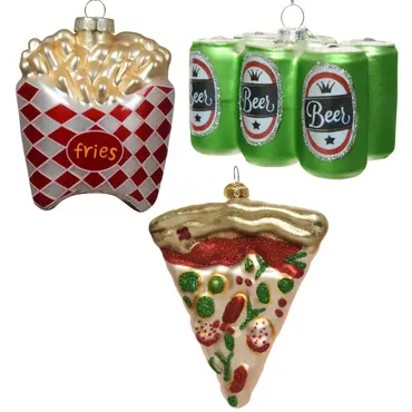 kerstbalpakket fastfood 3stuks