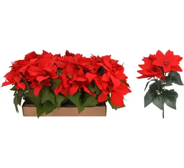 KERSTBLOEM 25CM 5 BLOEMEN