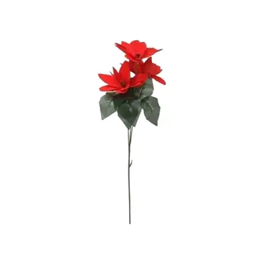KERSTBLOEM STEEL 64CM 3 BL